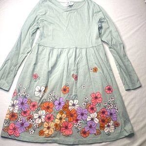 H&M Girl’s floral light green dress